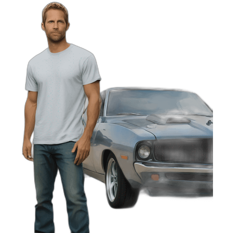 voiture fast and furious paul walker emoji