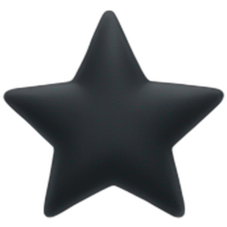 black star emoji