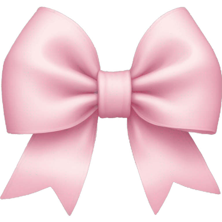 Light pink bow  emoji