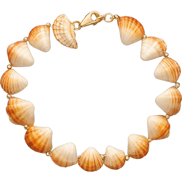 Shell bracelet emoji