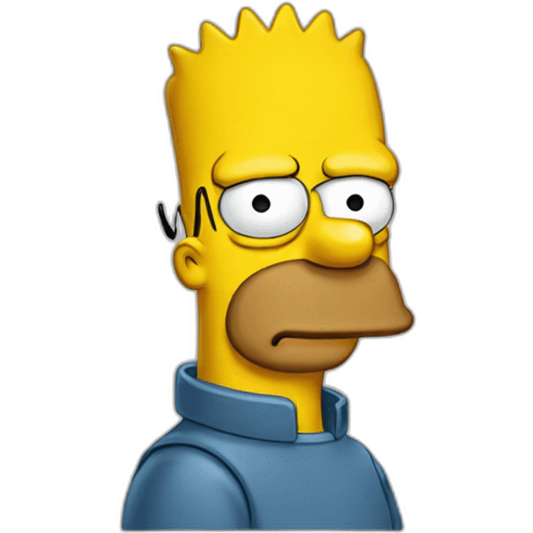 Bart from "the simpson" show emoji