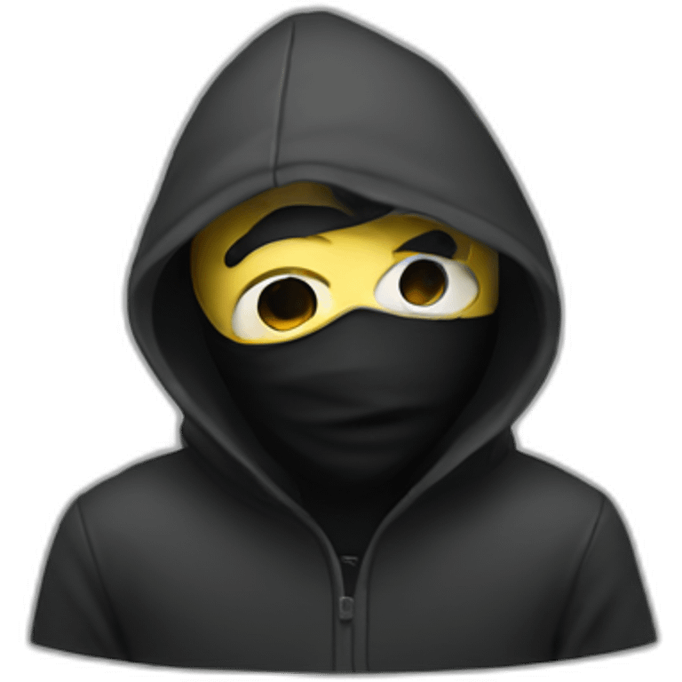 thief with mask face emoji