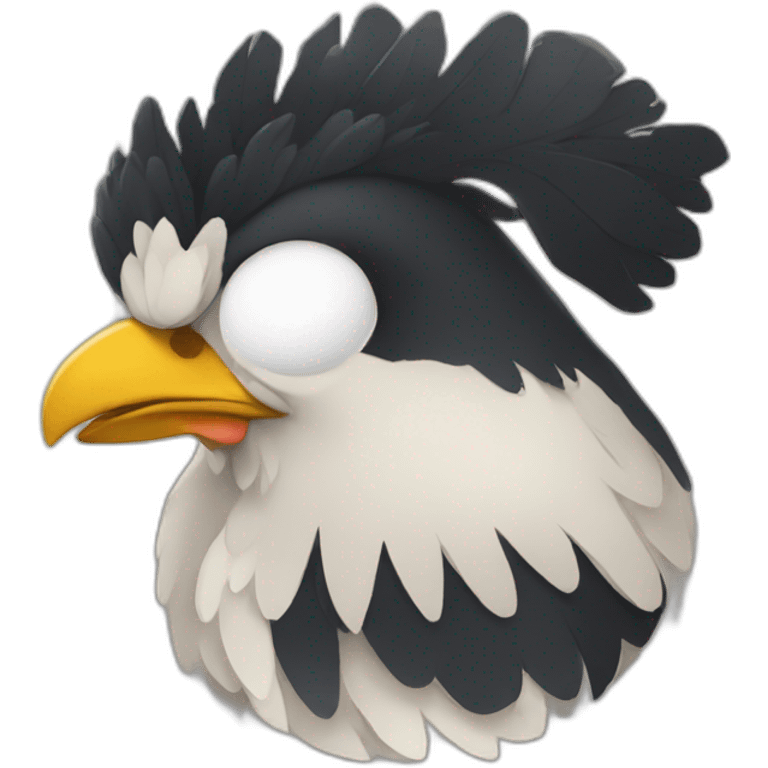 dark chiken emoji