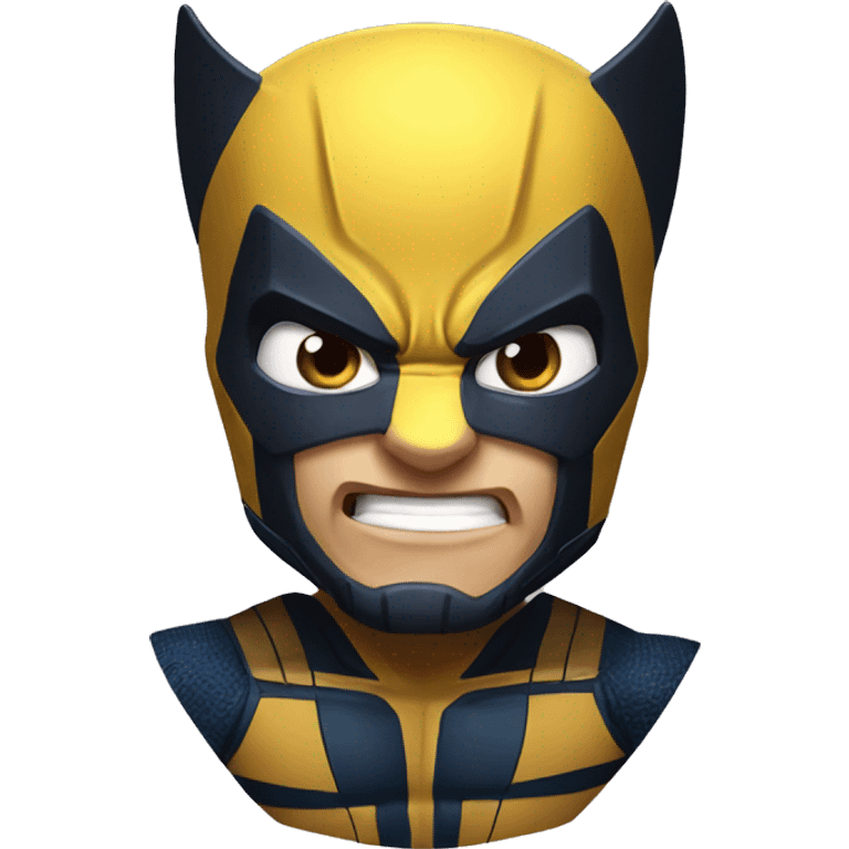 wolverine in spiderman suit emoji