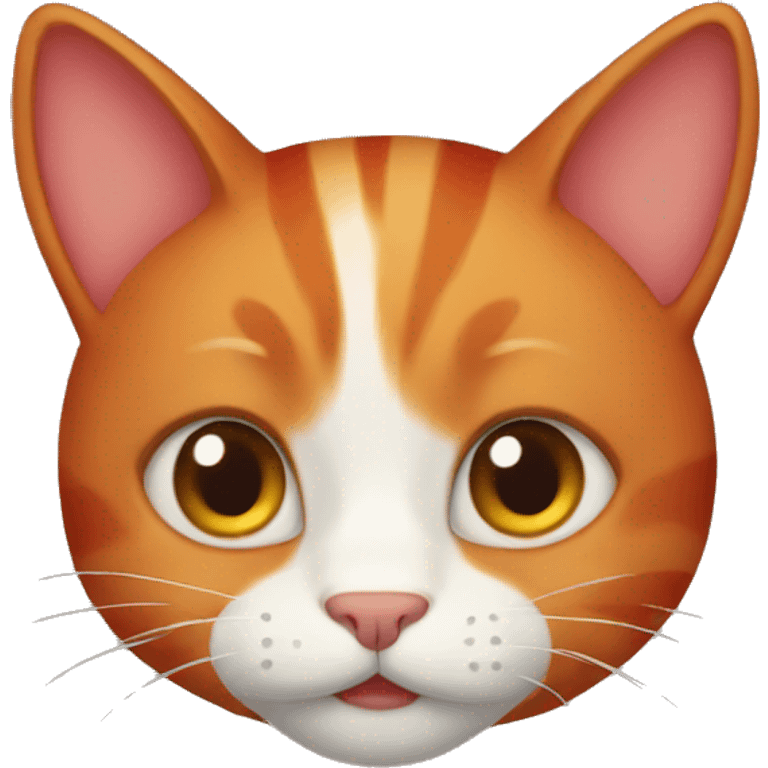 Red cat emoji