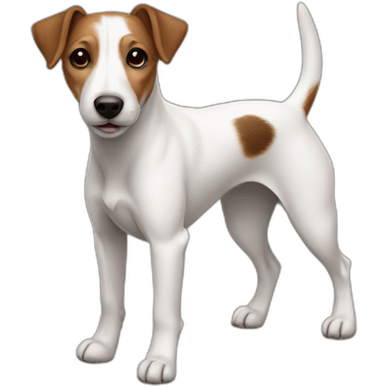 dog Jack Russell Terrier full body emoji