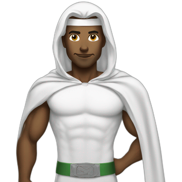 White Saudi Superhero emoji