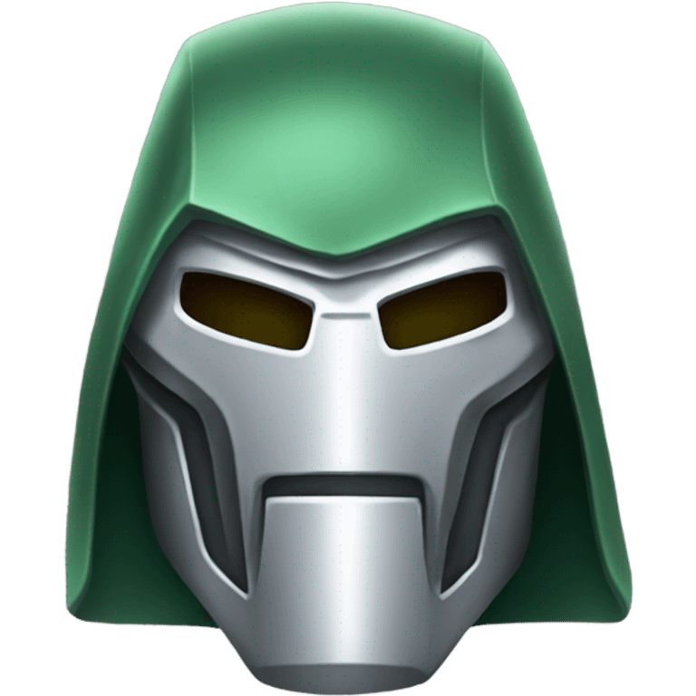 Doctor-doom with silver mask  emoji