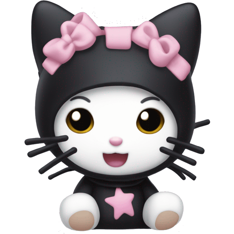 Hello kitty kuromi emoji