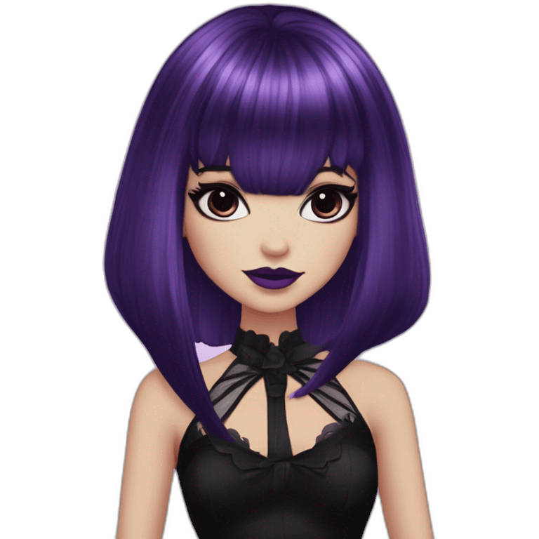 Elissabat-vampire-monsterhigh-goth-romantic-bangs-hair-purple-black emoji