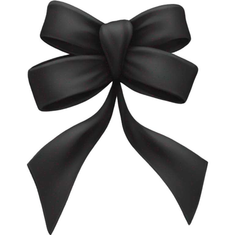 Black bow  emoji