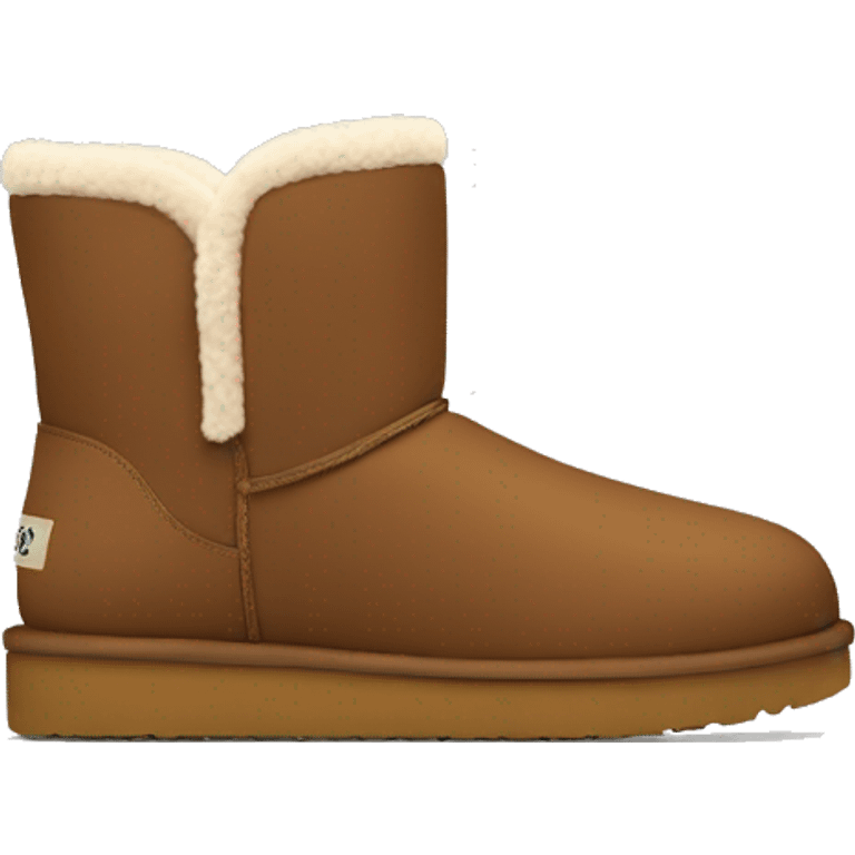 borwn platform uggs emoji