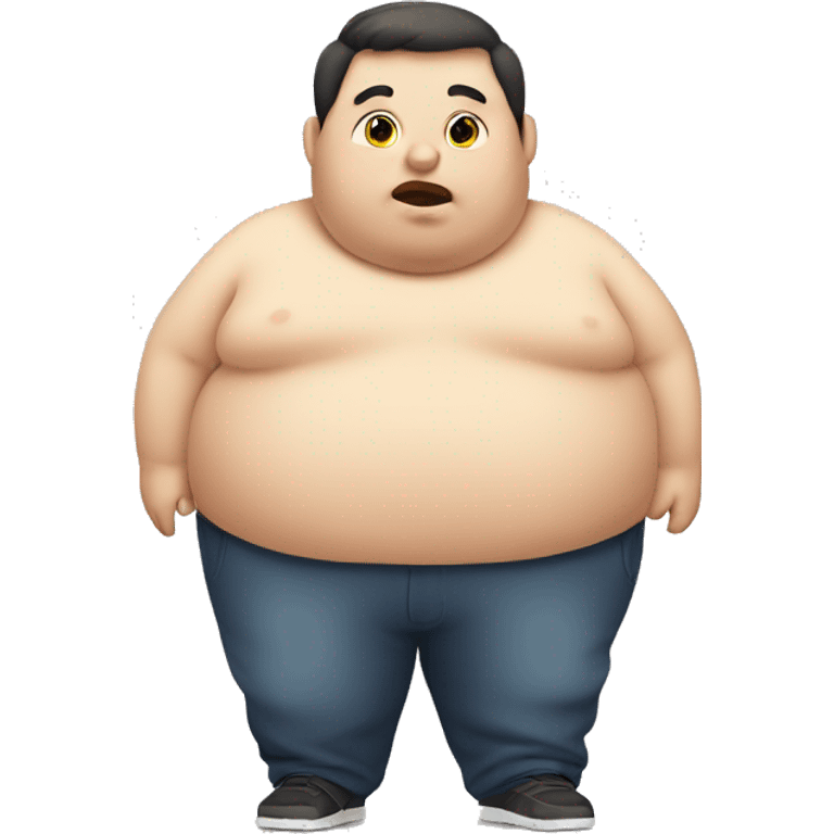 Obese person emoji