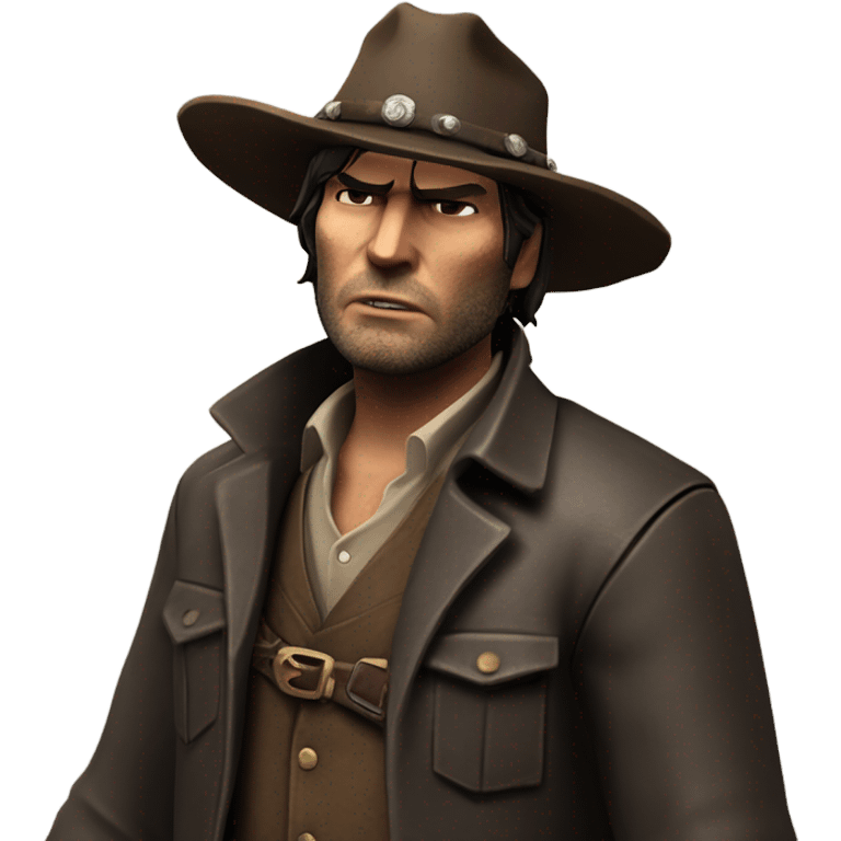 John Marston from read dead redemption emoji