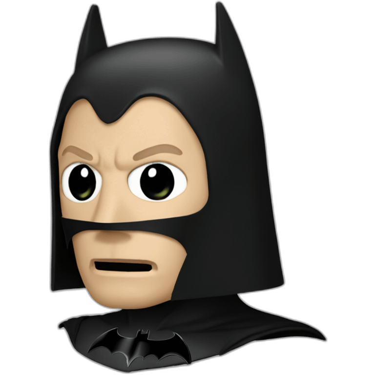 Batman with Vader mask emoji