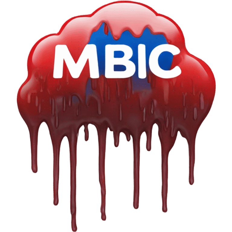 MSNBC logo melting  emoji