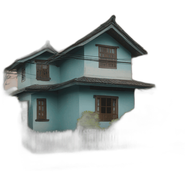 house and street Philippines emoji