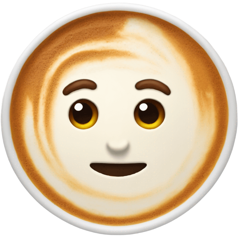 Realistic pumpkin latte emoji