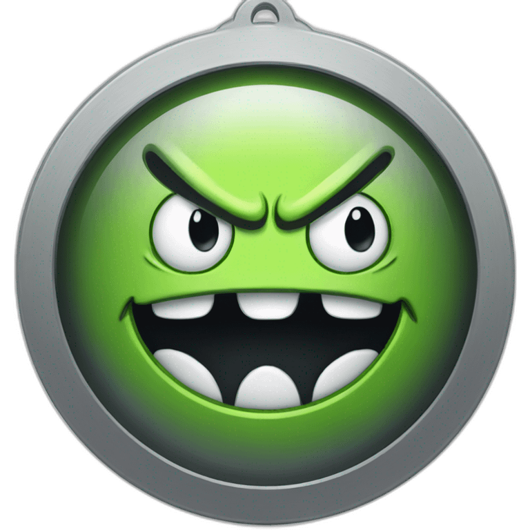 angry slime silver medal emoji