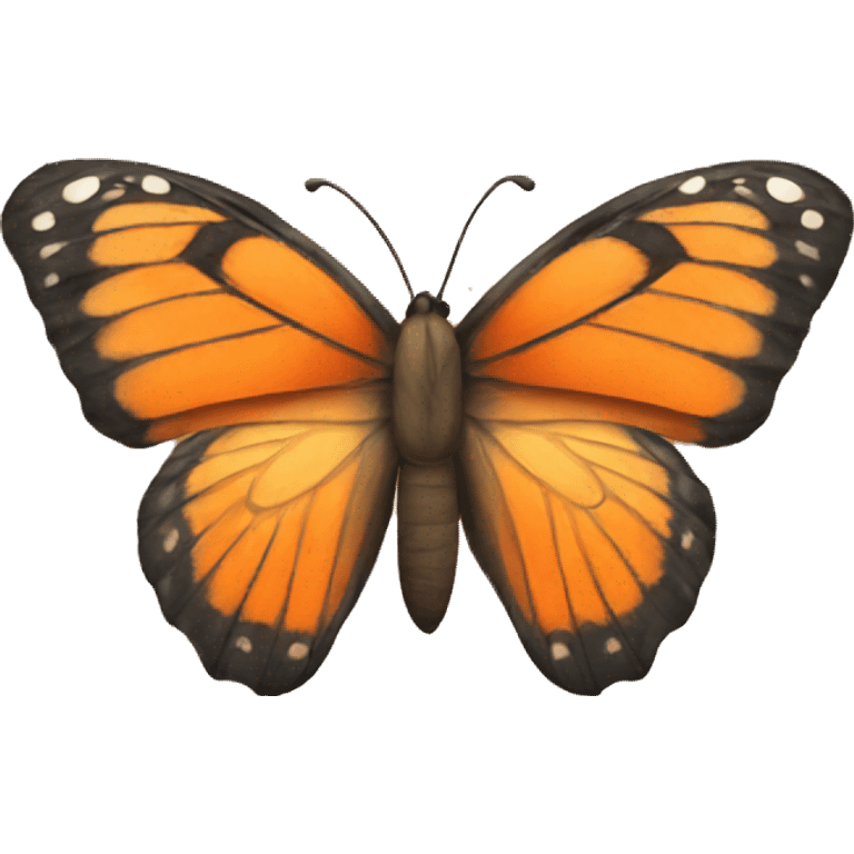 Orange butterfly  emoji