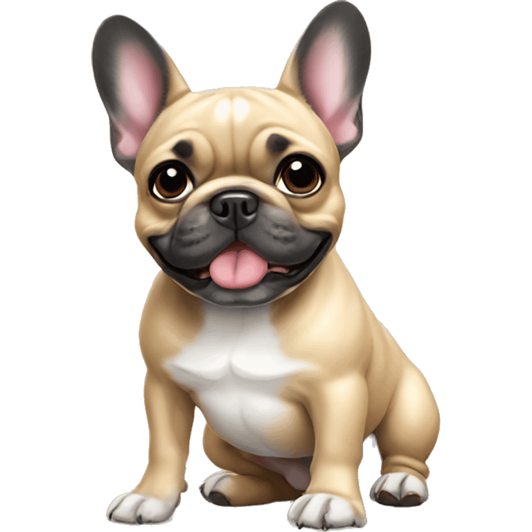 French bulldog  emoji