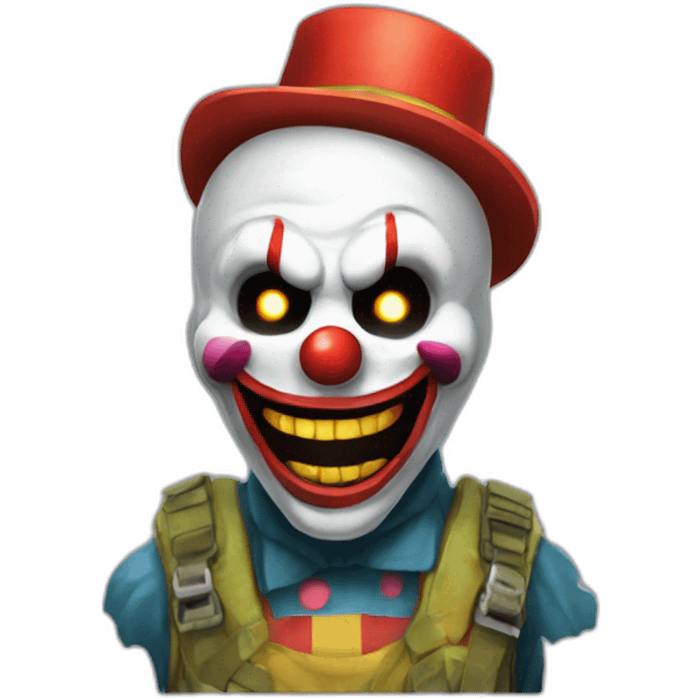 Call Of Duty Ghost As A Clown emoji