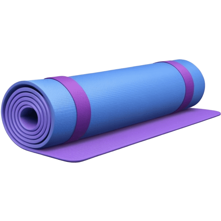  yoga mat rolled up  emoji