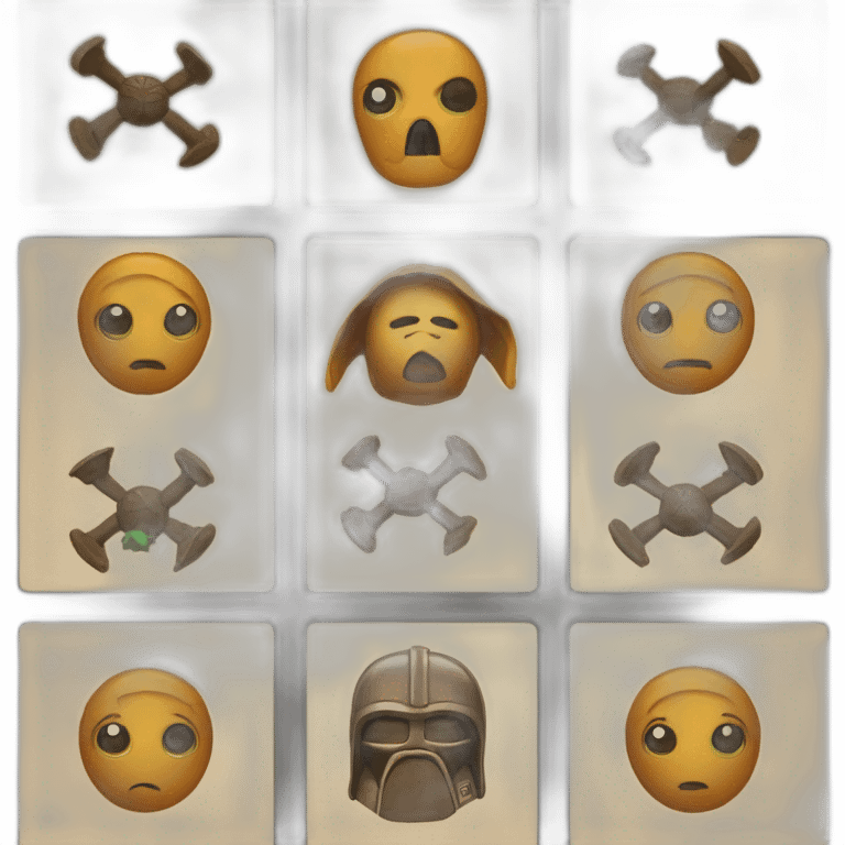 star wars tic tac toe emoji