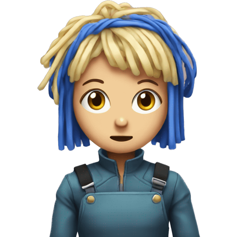 Ramona Flowers eating spaghetti emoji