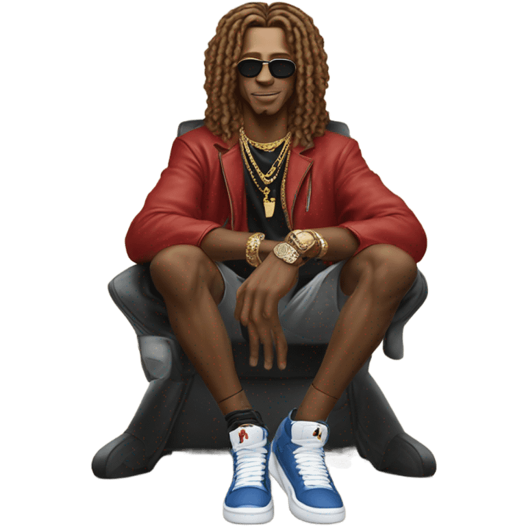 King Von with Jordan’s  emoji