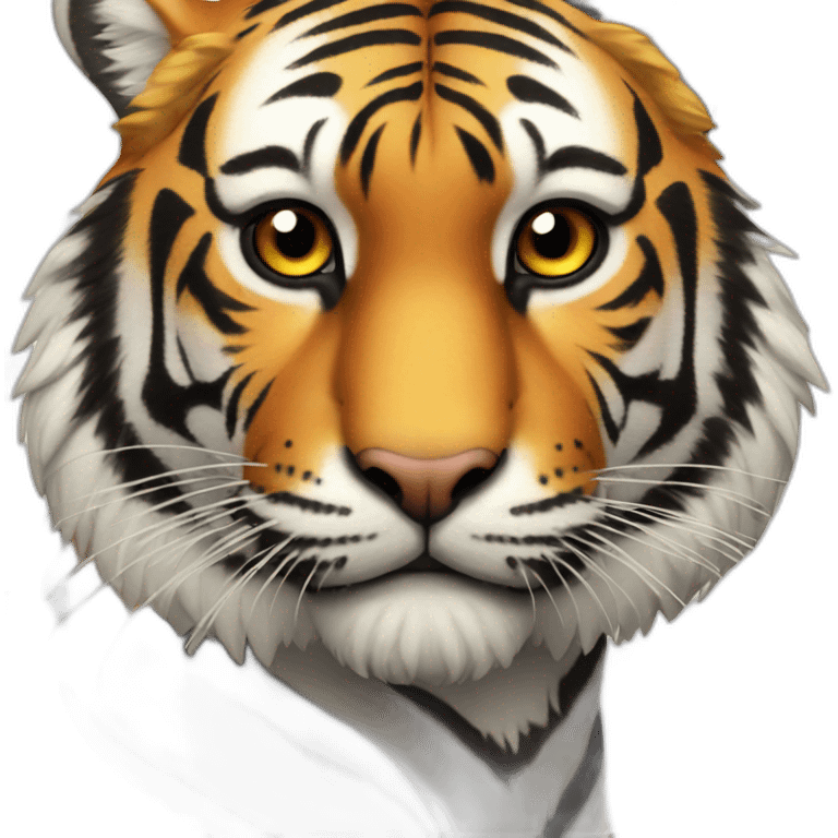 tiger in sapce emoji