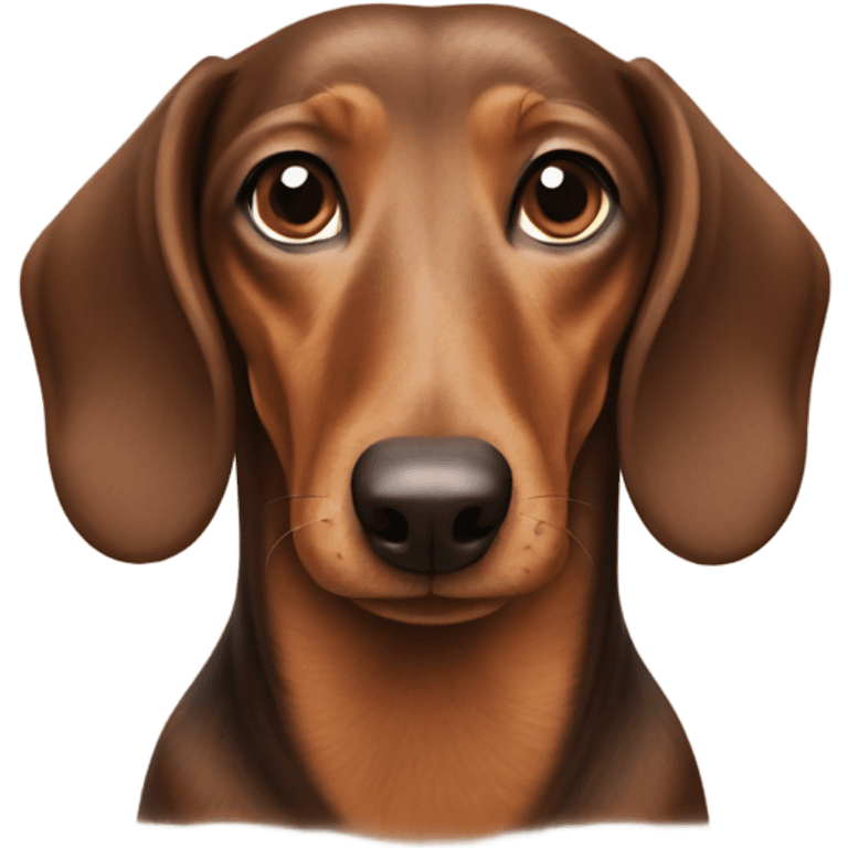 Dachshund that Looks Like a Carroll emoji