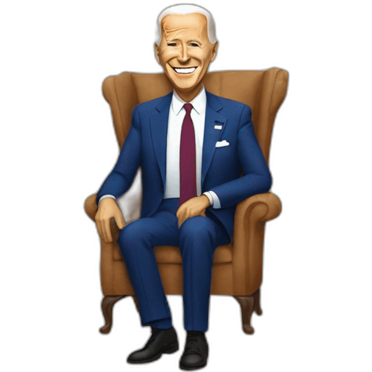 Biden avec des joints emoji