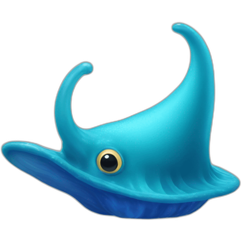 blue ocean slug emoji