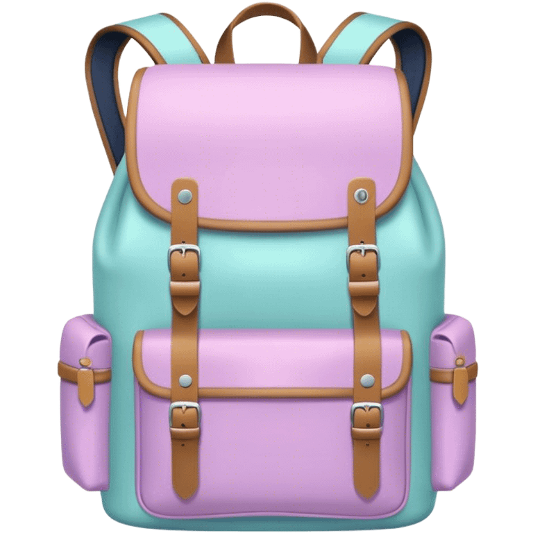 pastel backpack emoji