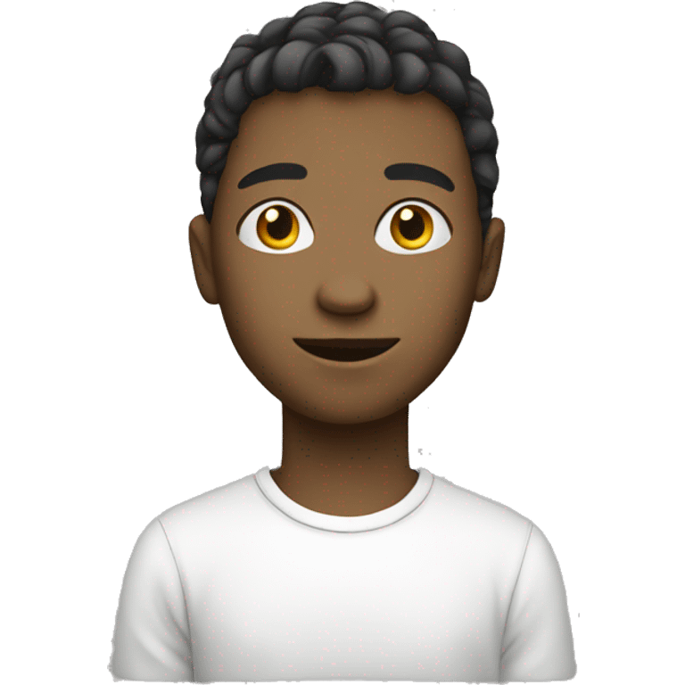 teenager white emoji