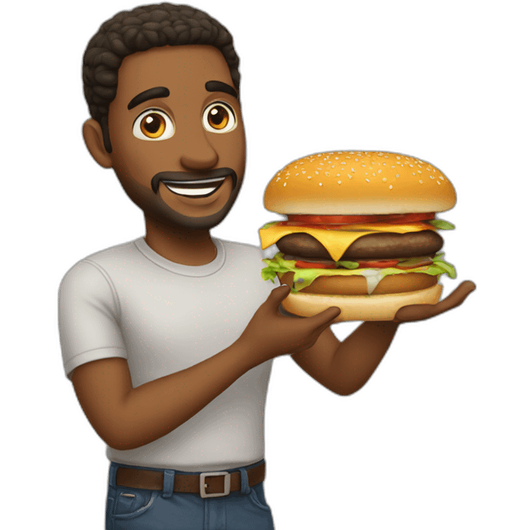 people-with-hamburguer emoji