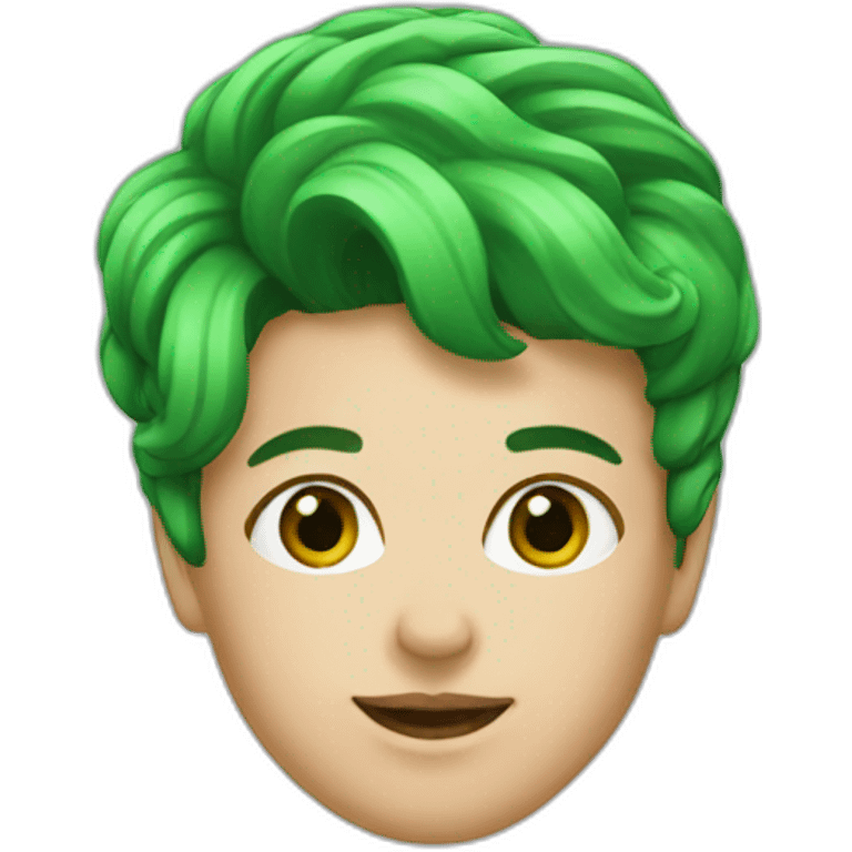 cosmetic green emoji