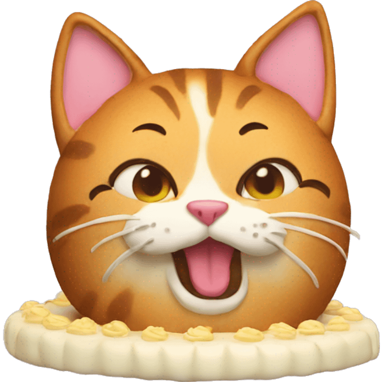 Cat cake emoji