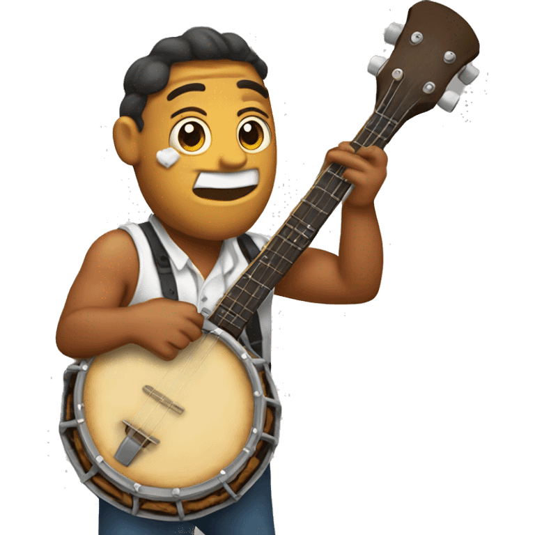 banjo pie emoji