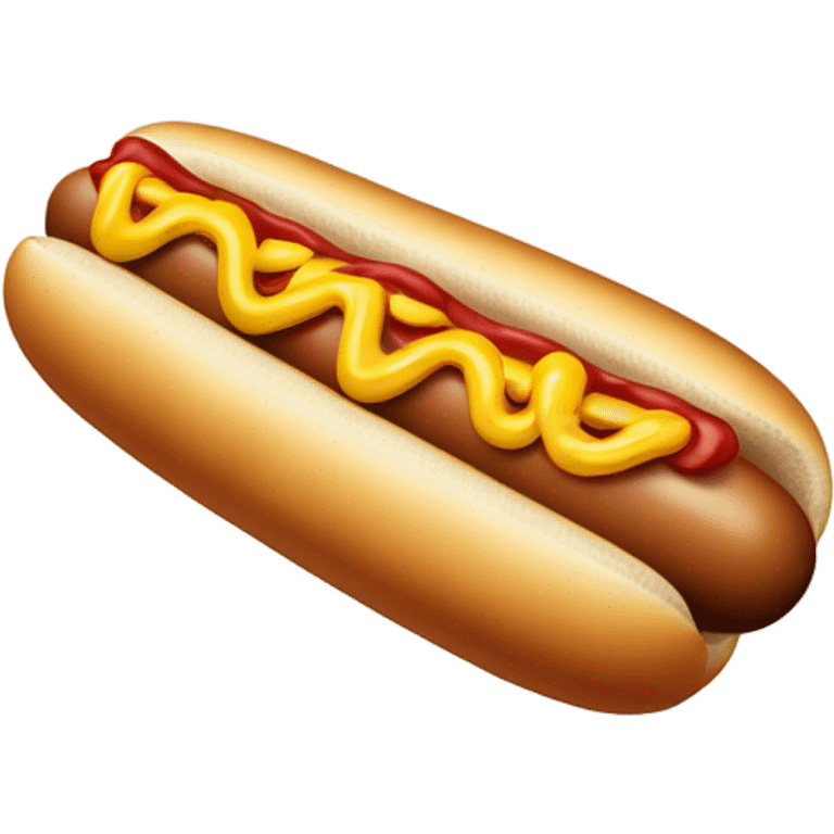 Big hot dog emoji