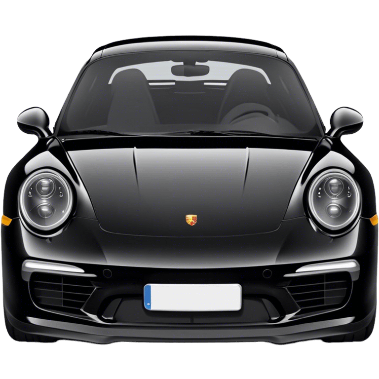 Porsche 911 - Porsche (Model Year: 2021) (Iconic colour: Black) emoji