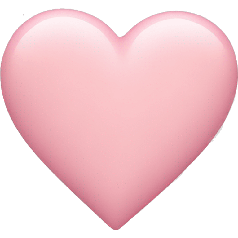 pastel pink heart emoji