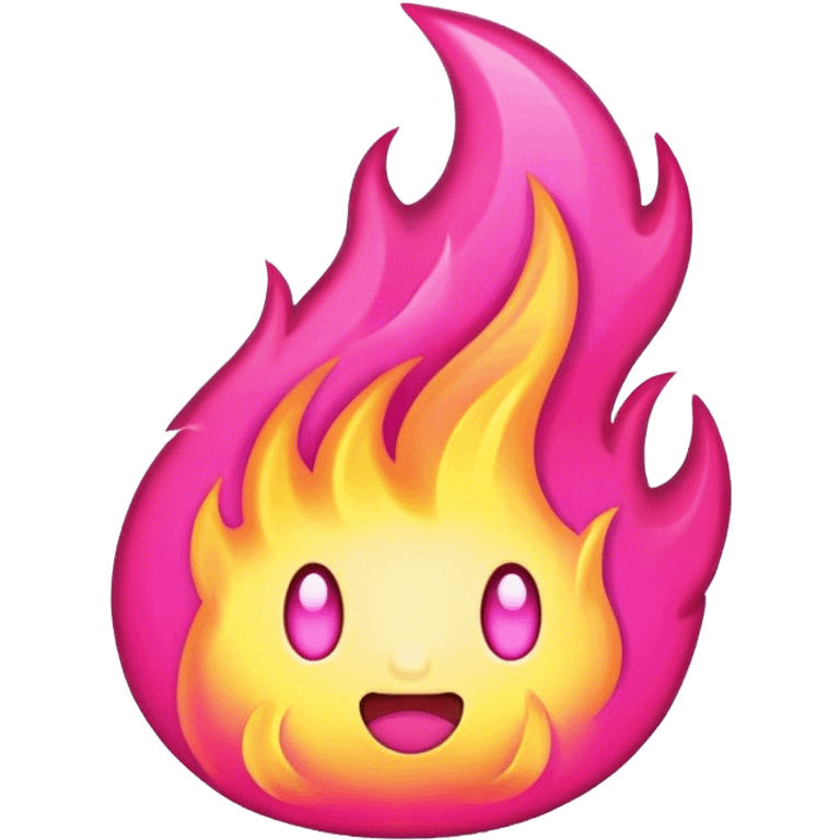 pink fire emoji