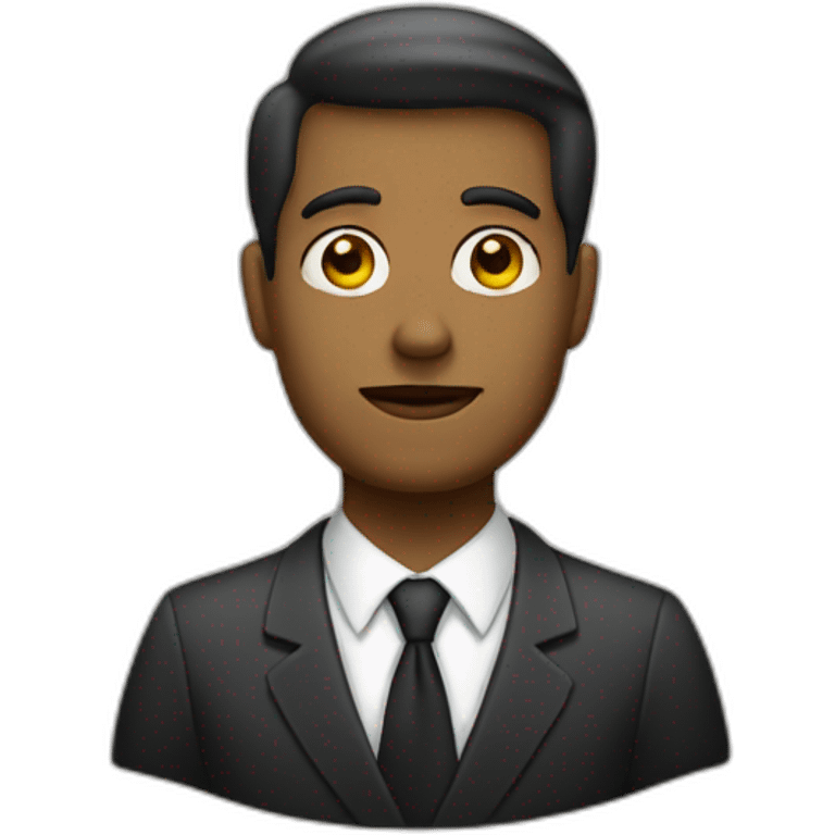 lawyer with question mark above head emoji