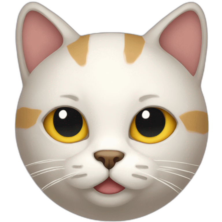 cat with a bandaged belly emoji