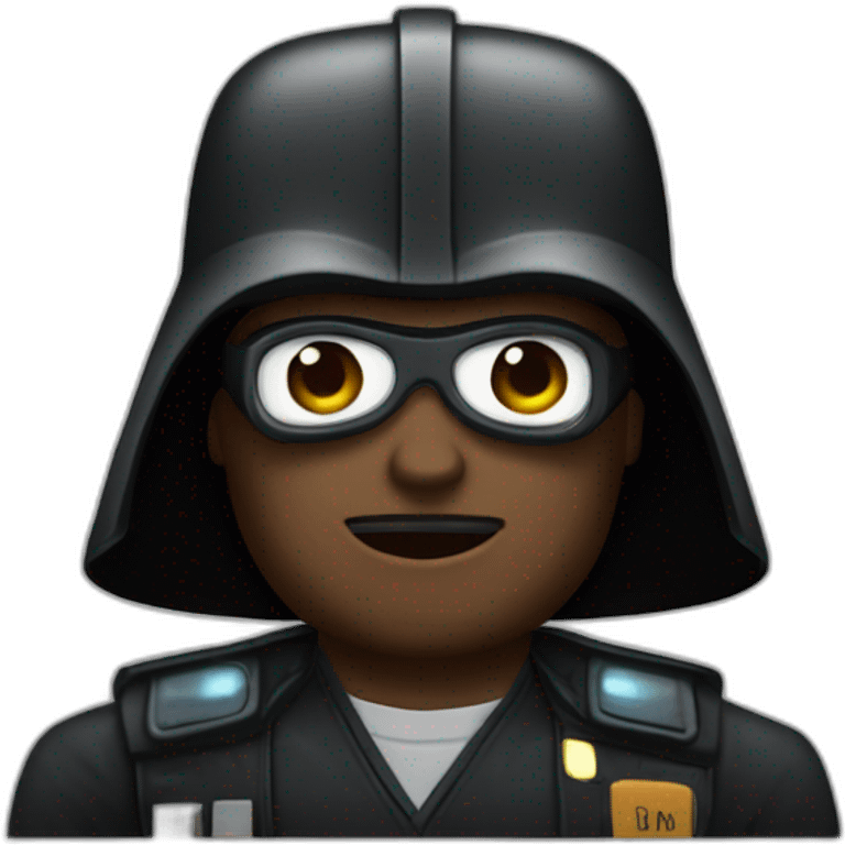 Daft Vader bus driver emoji