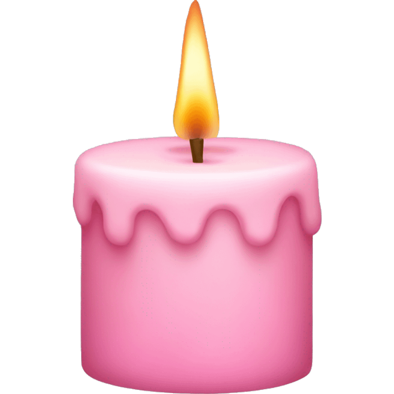 light pink candle emoji