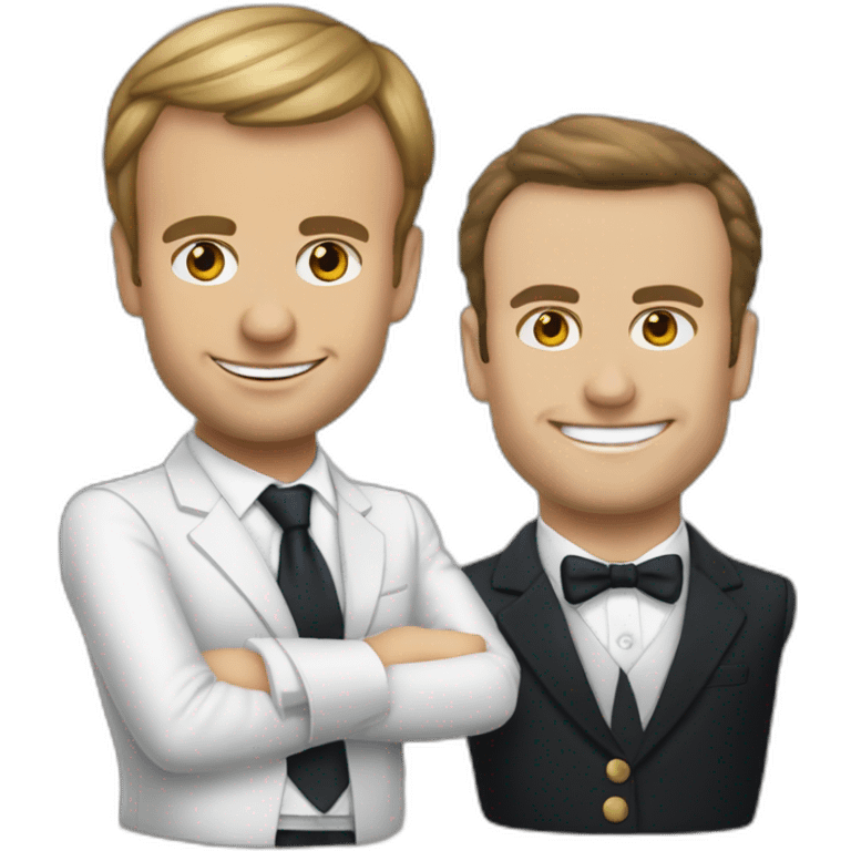 Emannuel macron qui joue a des jeu video emoji