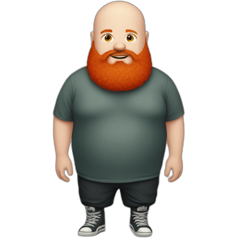 fat white bald skater with red beard emoji